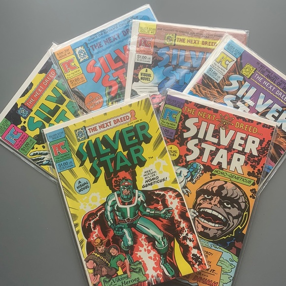 (C18) Silver Star complete set Issues 1-6 Jack Kirby Pacific Comics 1983 - Picture 1 of 7